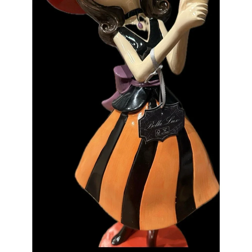 Viral Bella Lux Resin Halloween Witch Girl with Balloon Bouquet, X-large